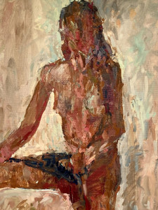 Female. Memories of the future. Piece 2 (Dyptich)