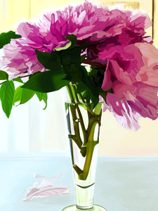 Peonies In Vase