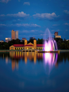 Blue Hour in Denver's City Park