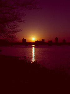 Sunset on the Charles