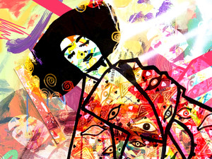Eyes on You abstraction