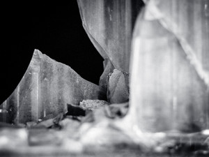 Jagged glass
