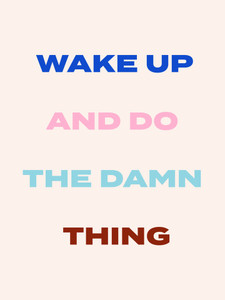 Do the Damn Thing Typography