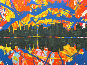 Skyline - Splattered Skies No. 6