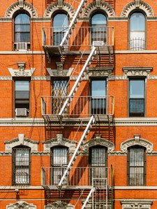 City Windows and Staircase