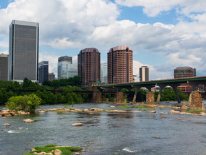 Richmond Skyline and James River