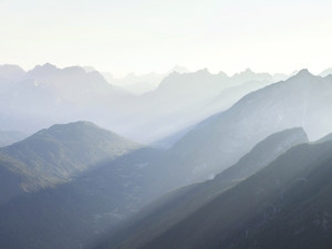 Dolomites, Italy, Hazy Light