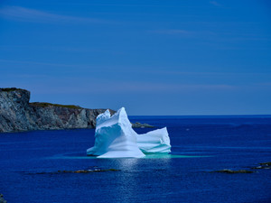 "Soft Serve" Iceberg in Twillingate Harbor