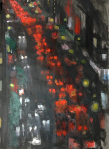 Third Ave Traffic in the Rain #1