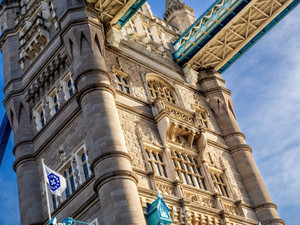 Details of Tower Bridge in London