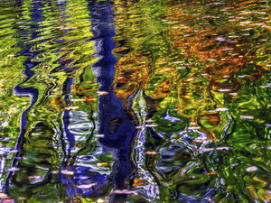 Abstract Pond