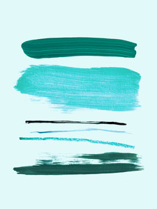 ABSTRACT MINIMALISM 7 SIMPLE BRUSHSTROKES