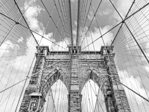 Brooklyn Bridge Black and White​