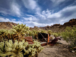 Abandoned Automobile in the Desert