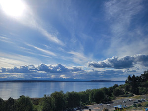 Blue-est skies are in Seattle