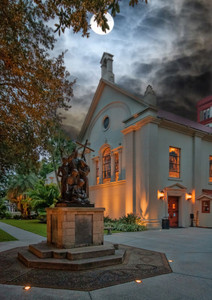 Cathedral Basilica Courtyard