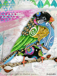 Cafe Swirly Bird - Bright Edition