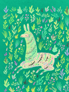 Walled Garden Llama