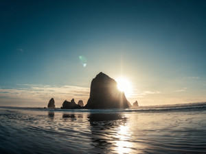 Sunset at Cannon Beach