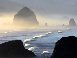 Foggy Morning Waves
