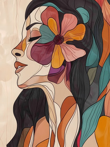 Abstract Floral Femme 6