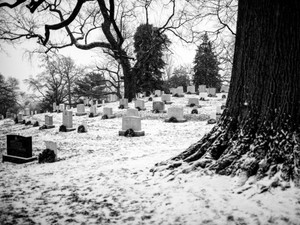 Arlington National Cemetery in the Snow​