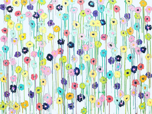 Blooms Need Bees-White