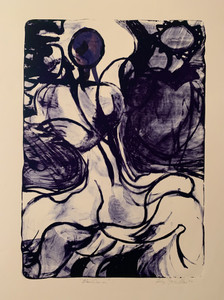 Blue Flamenco Dancer