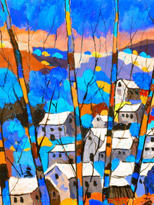 A colourful village