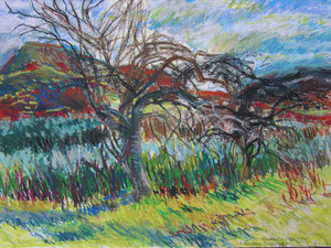 "Mt.Norwottuck and Apple Trees," Holyoke Range​