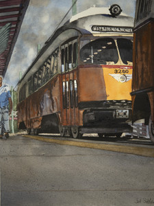 Evening at Mattapan Station