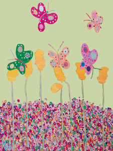 Butterflies Galore-Green