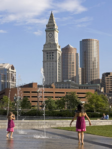 Boston, Park and Skyline 4512