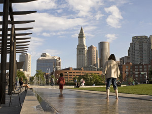 Boston, Park and Skyline 4496