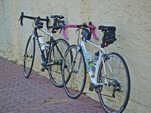 2 Bikes on the Wall