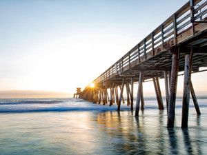 Newport Pier at Sunset