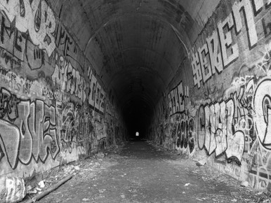 Graffiti Train Tunnel - Made and Curated