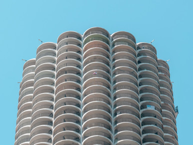 Parking garage marina city chicago hi-res stock photography and