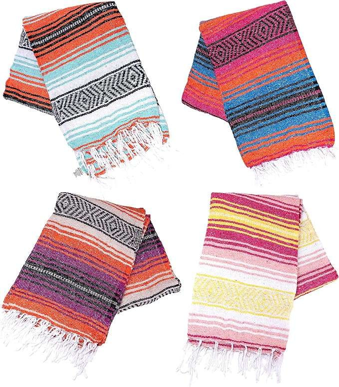 La Montana Mexican Falsa Blankets 4 Pack