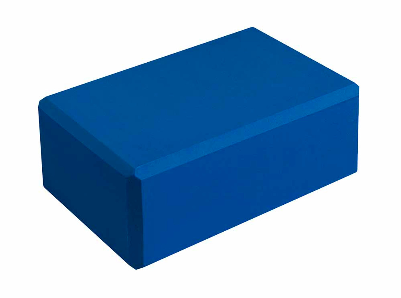 Yoga Block, 4x6x9 inch (Blue)  Yoga block, Gym workouts, Yoga accessories