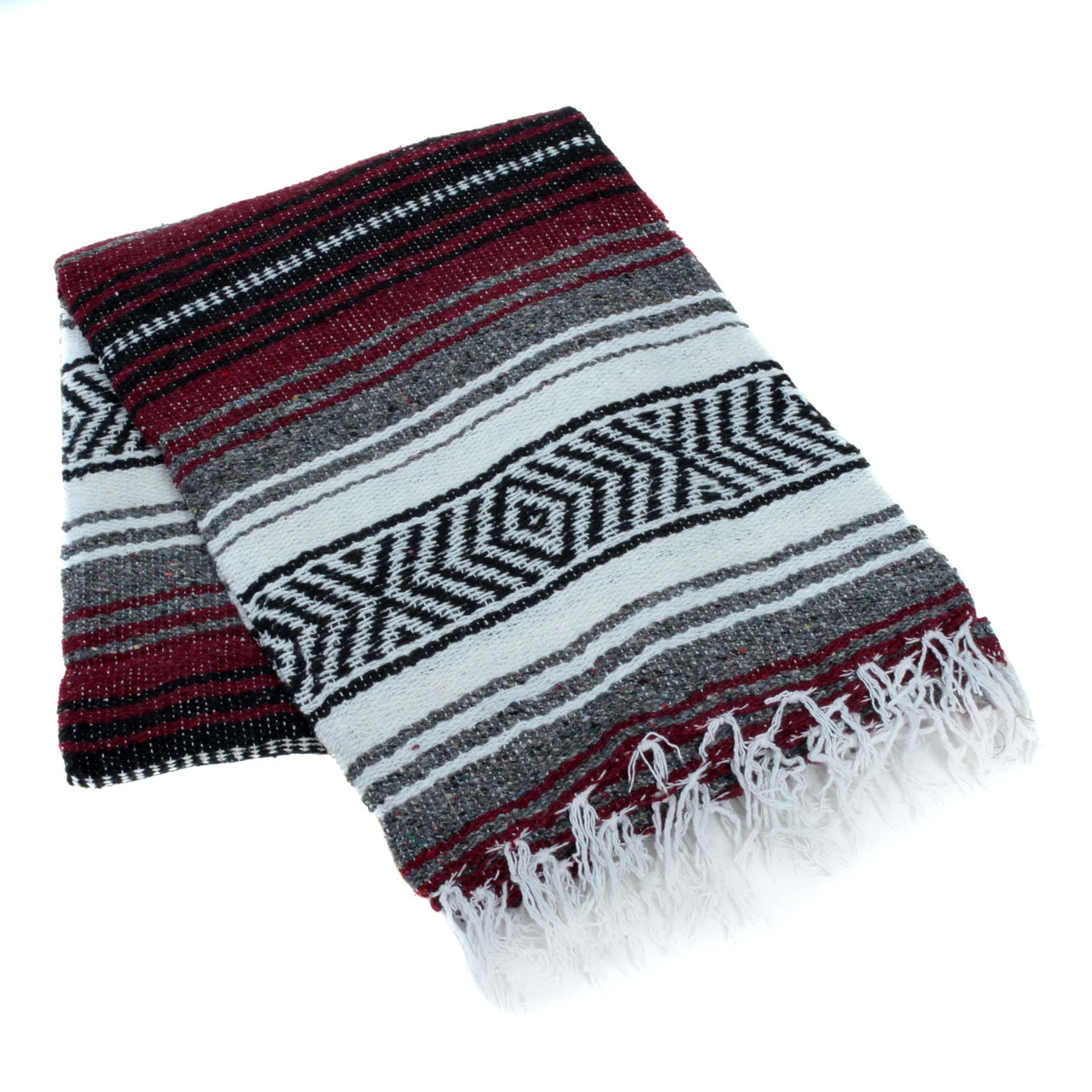 Classic Mexican Yoga Blankets by La Montana (74 x 53)