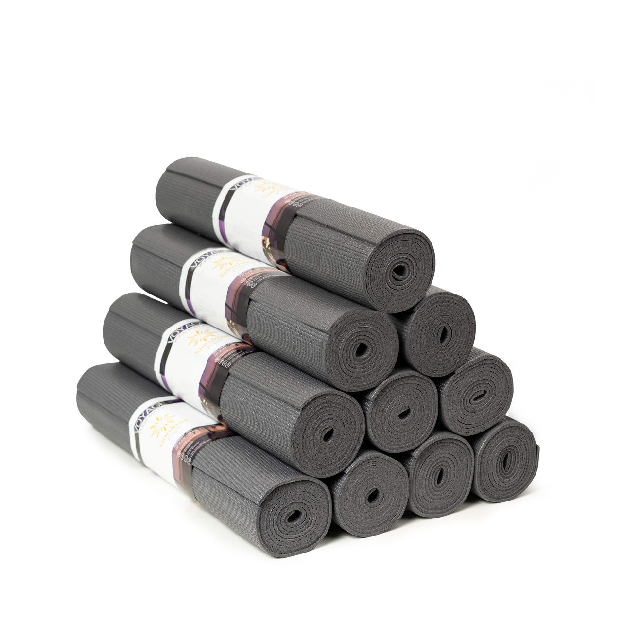 Voyage Yoga Mats, 10 Pack, 72 x 24 x 5mm - Pack of yoga mats