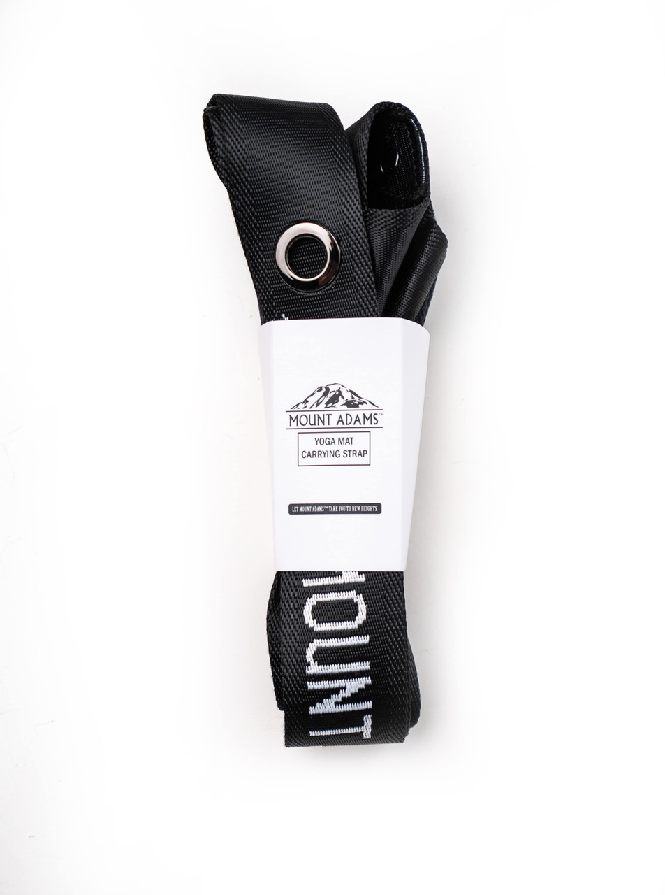 Matt Carry Strap - Black nylon –