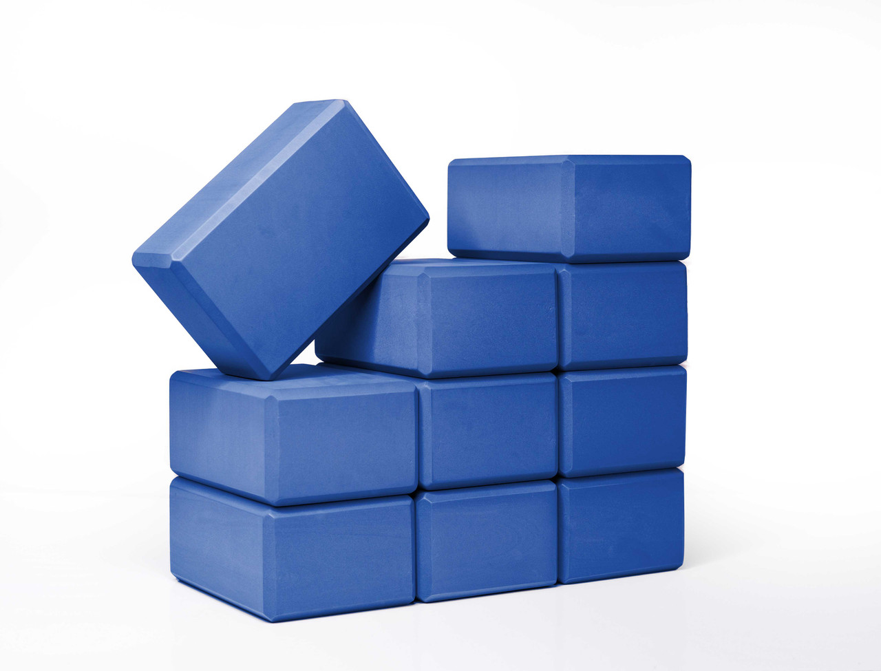 Yoga Block, 4x6x9 inch (Blue)  Yoga block, Gym workouts, Yoga accessories