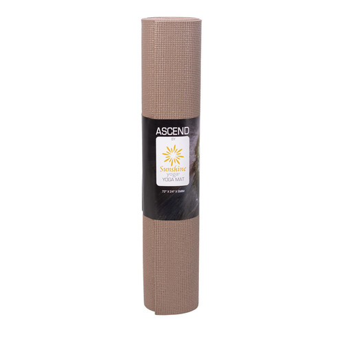 OPENBOX, Ascend Yoga Mats,  72" x24" x 6mm - Single Mocha