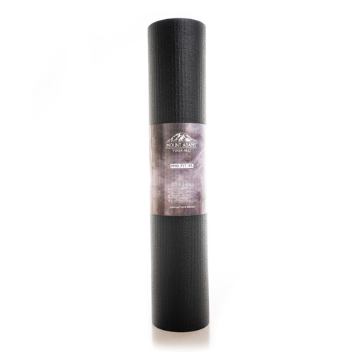 OPENBOX - Mount Adams Pro Fit XL Yoga Mat 74'x26'x6mm - Single Black