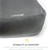 Sunshine Yoga Deluxe Rectangular Yoga Bolster with Cinch Cover (24in x 12in x 6in)