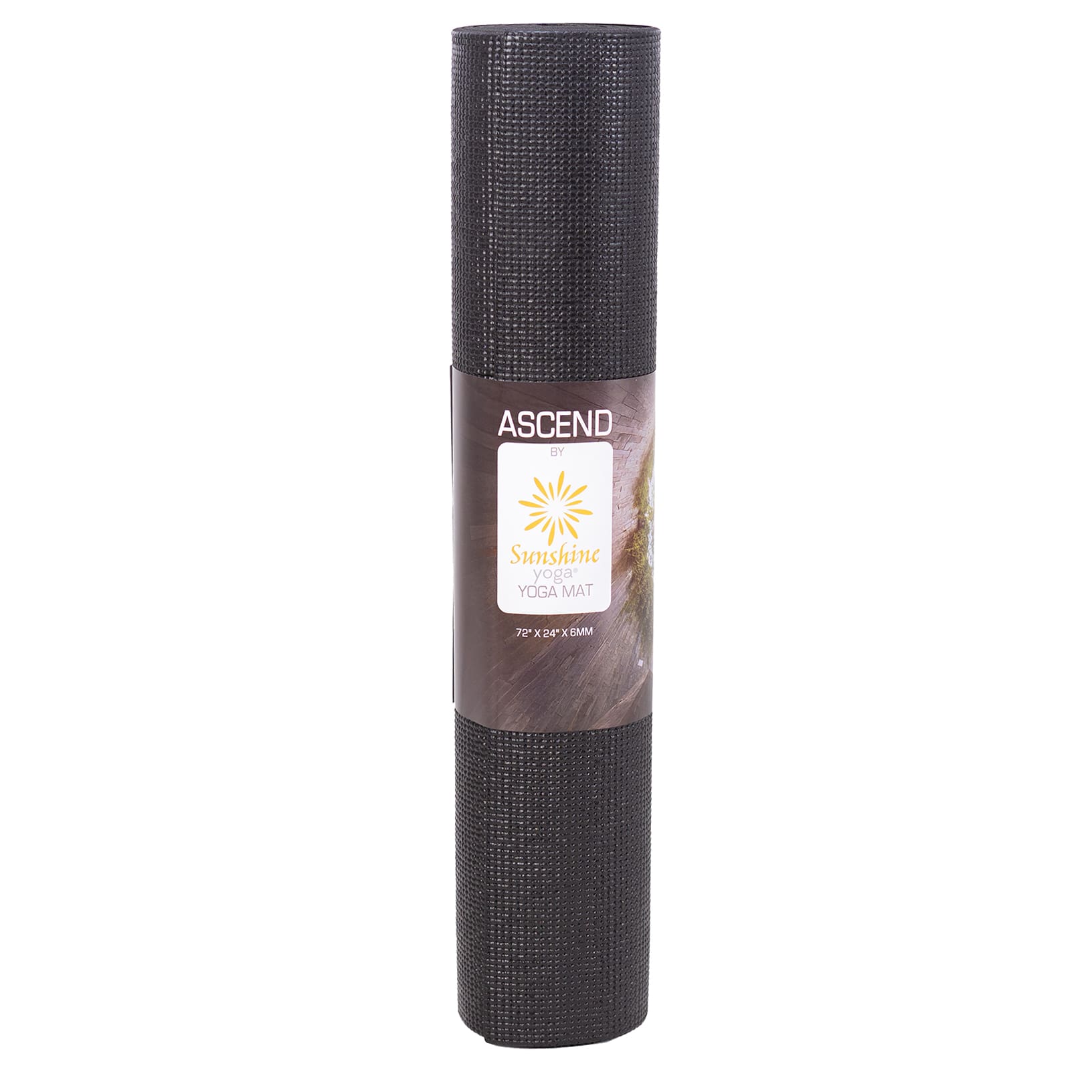 Ascend Yoga Mat 72 x 24 x 6mm - Best Quality 6mm Yoga Mat