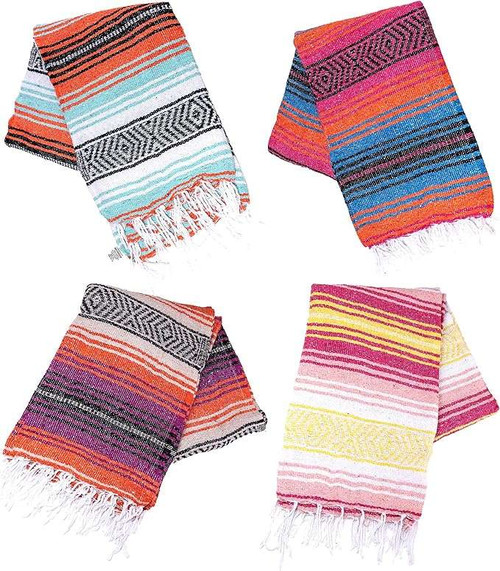 La Montana Mexican Falsa Blankets 4 Pack