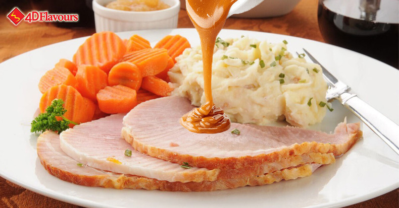 Gravy Goes With Ham and Mashed Potatoes 